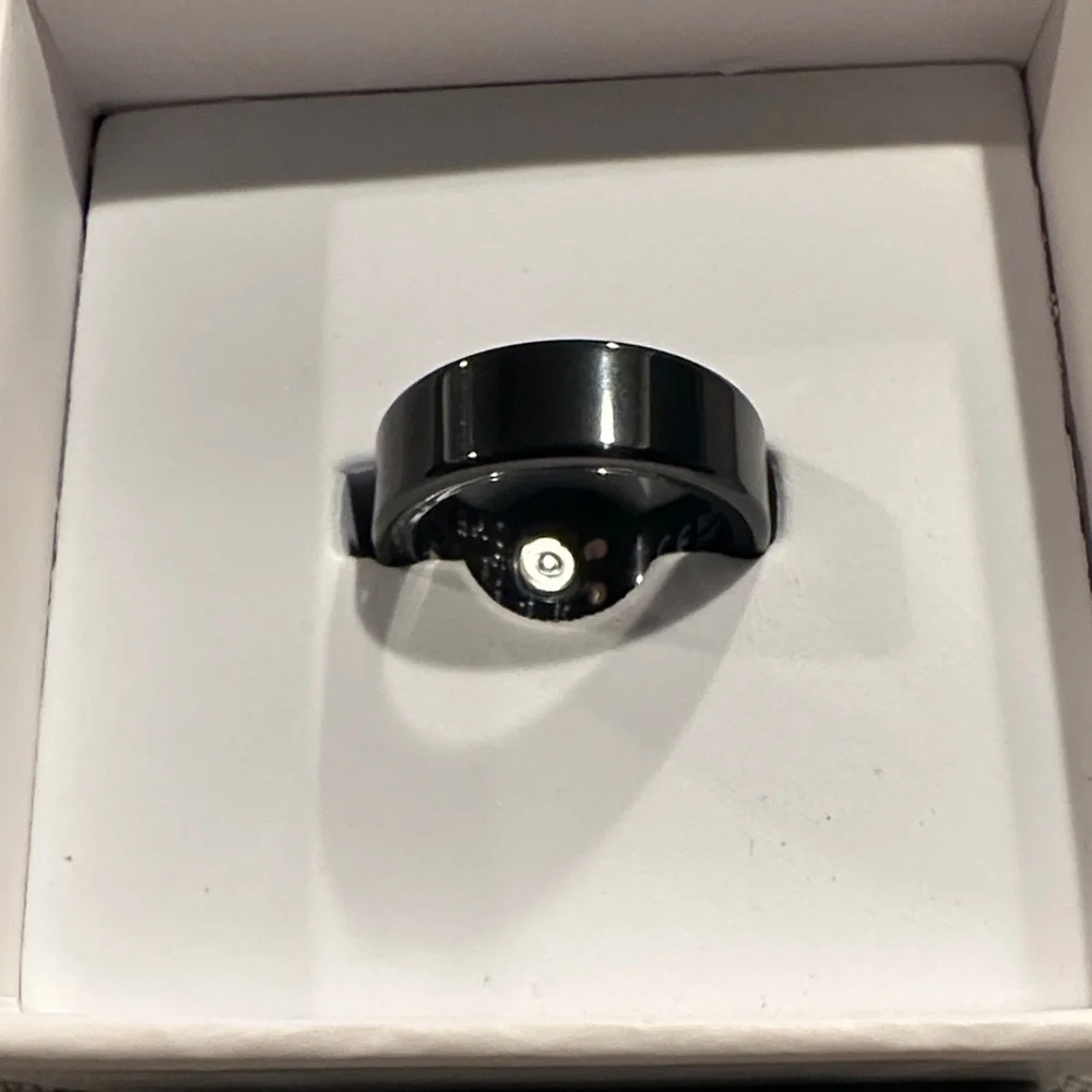 Smart Ring Black size 10 unisex